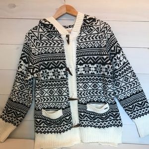 Avalanche Women's Button Up Hooded Sweater Medium